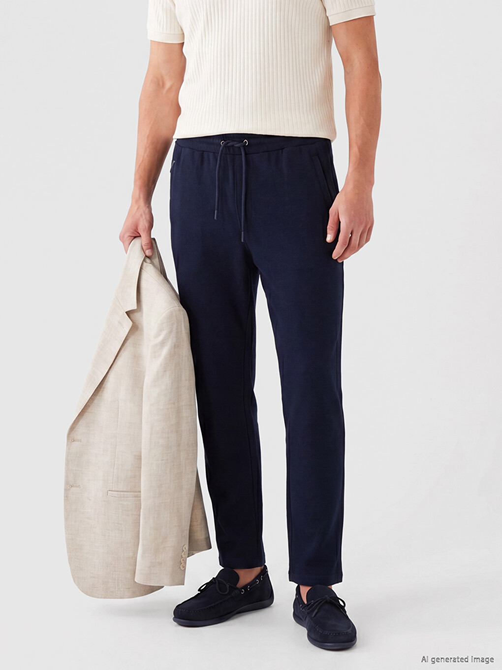 Lacivert Regular Fit Erkek Eşofman Altı