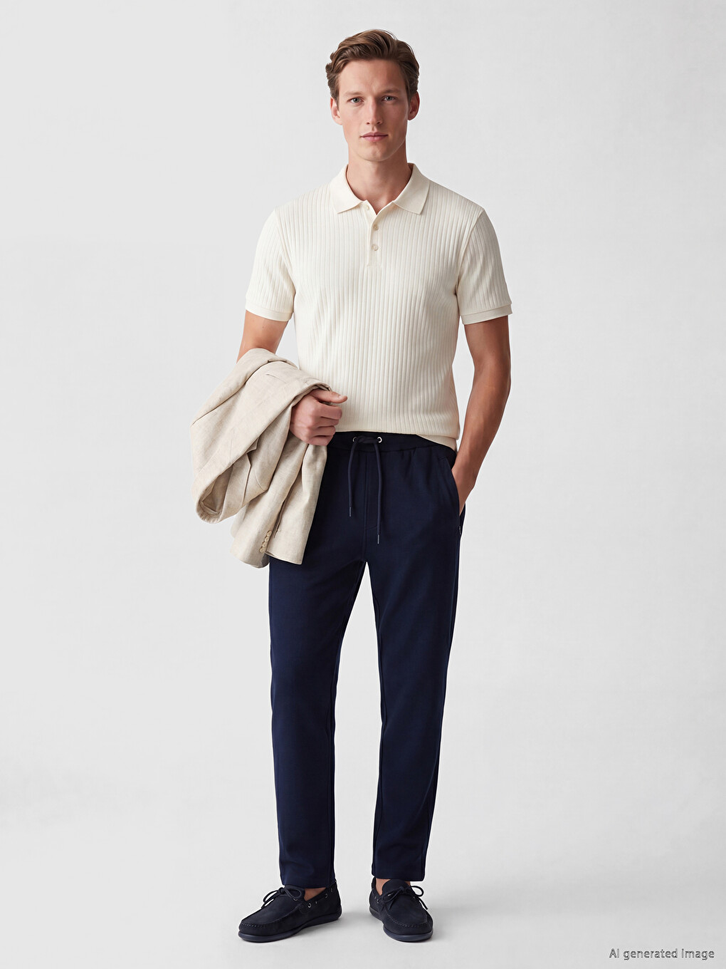 Lacivert Regular Fit Erkek Eşofman Altı-1