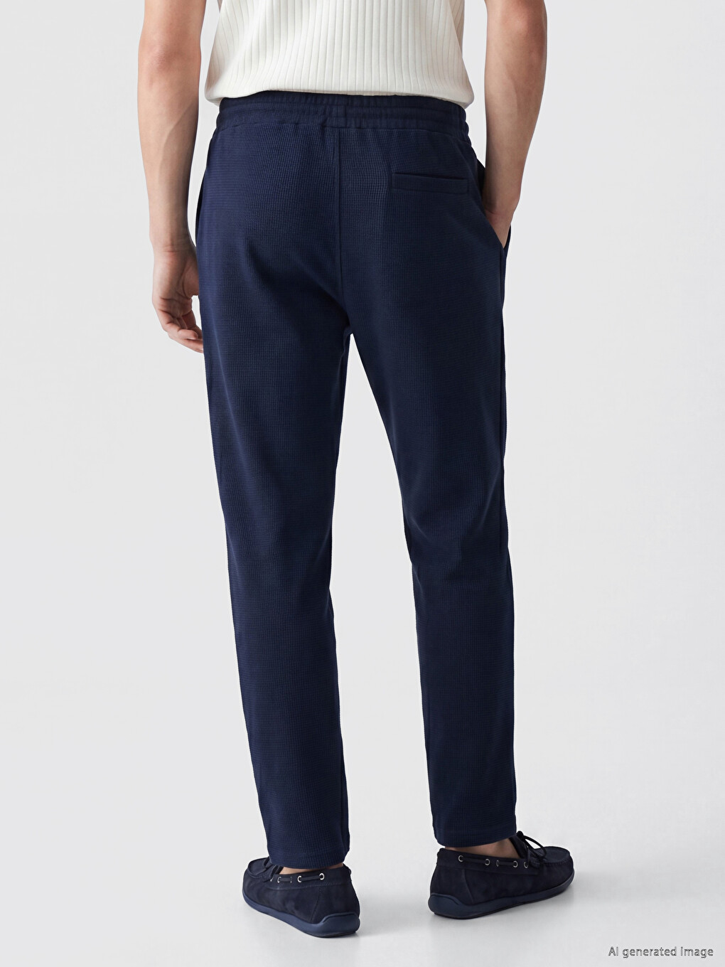 Lacivert Regular Fit Erkek Eşofman Altı-2
