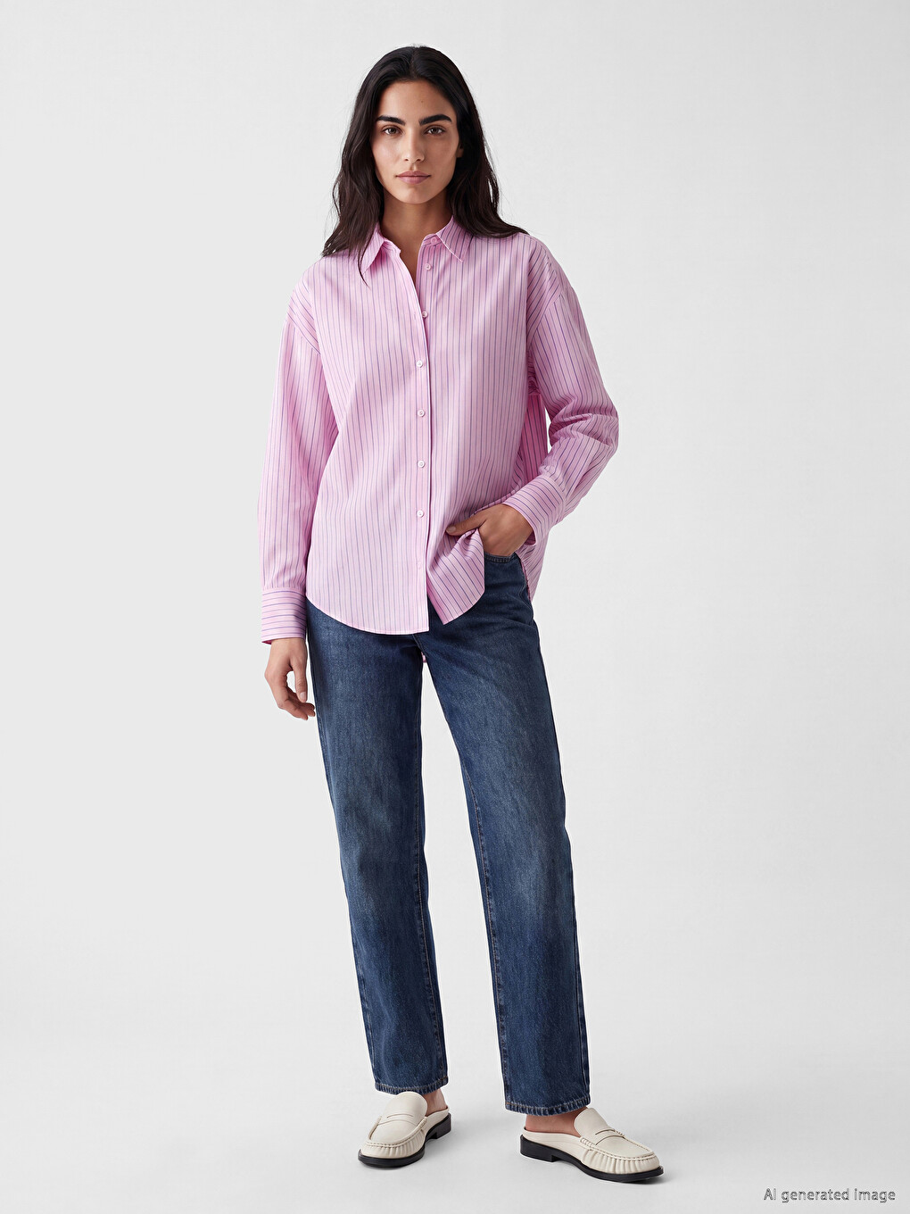Striped Women's Shirt-1