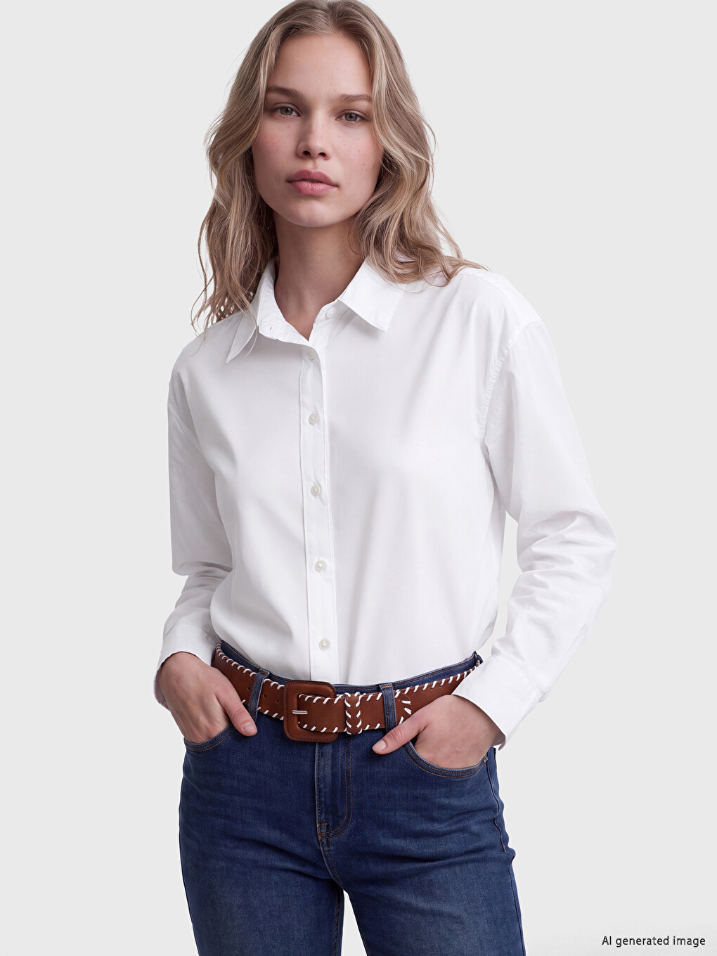 Regular Fit Damenhemd