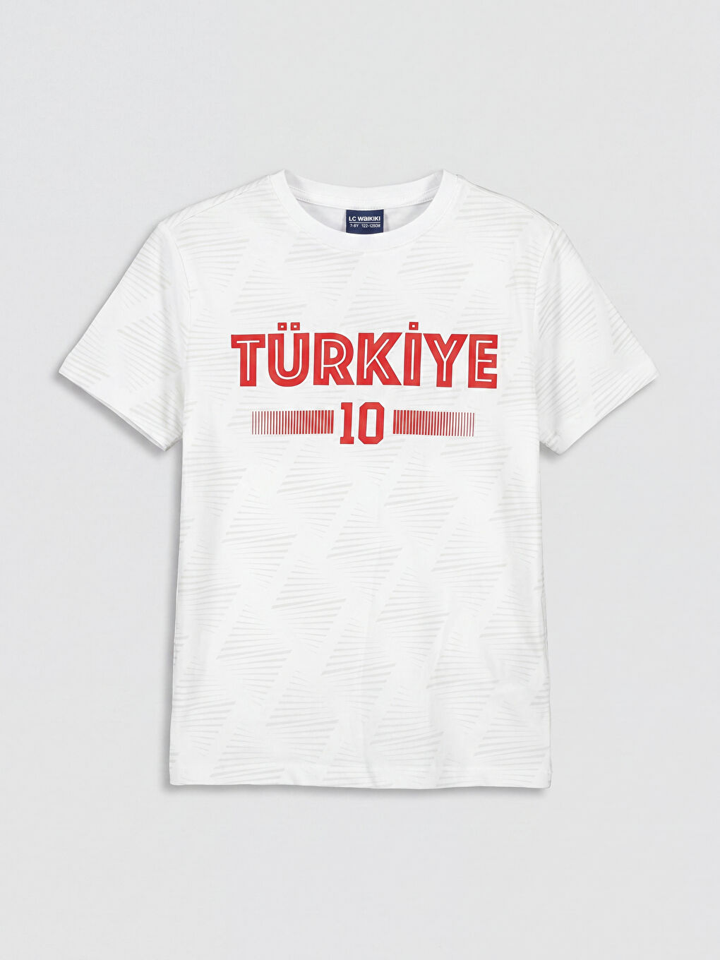 Beyaz Türkiye Baskılı Erkek Çocuk Şortlu Pijama Takımı-1