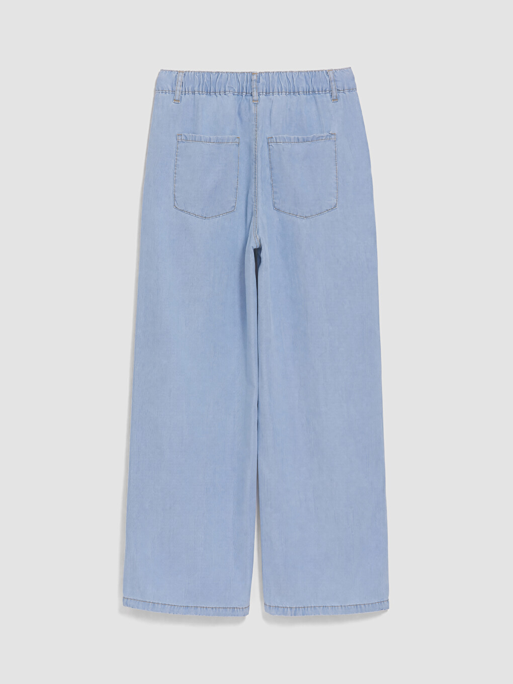 İndigo Wideleg Kız Çocuk Jean Pantolon-2