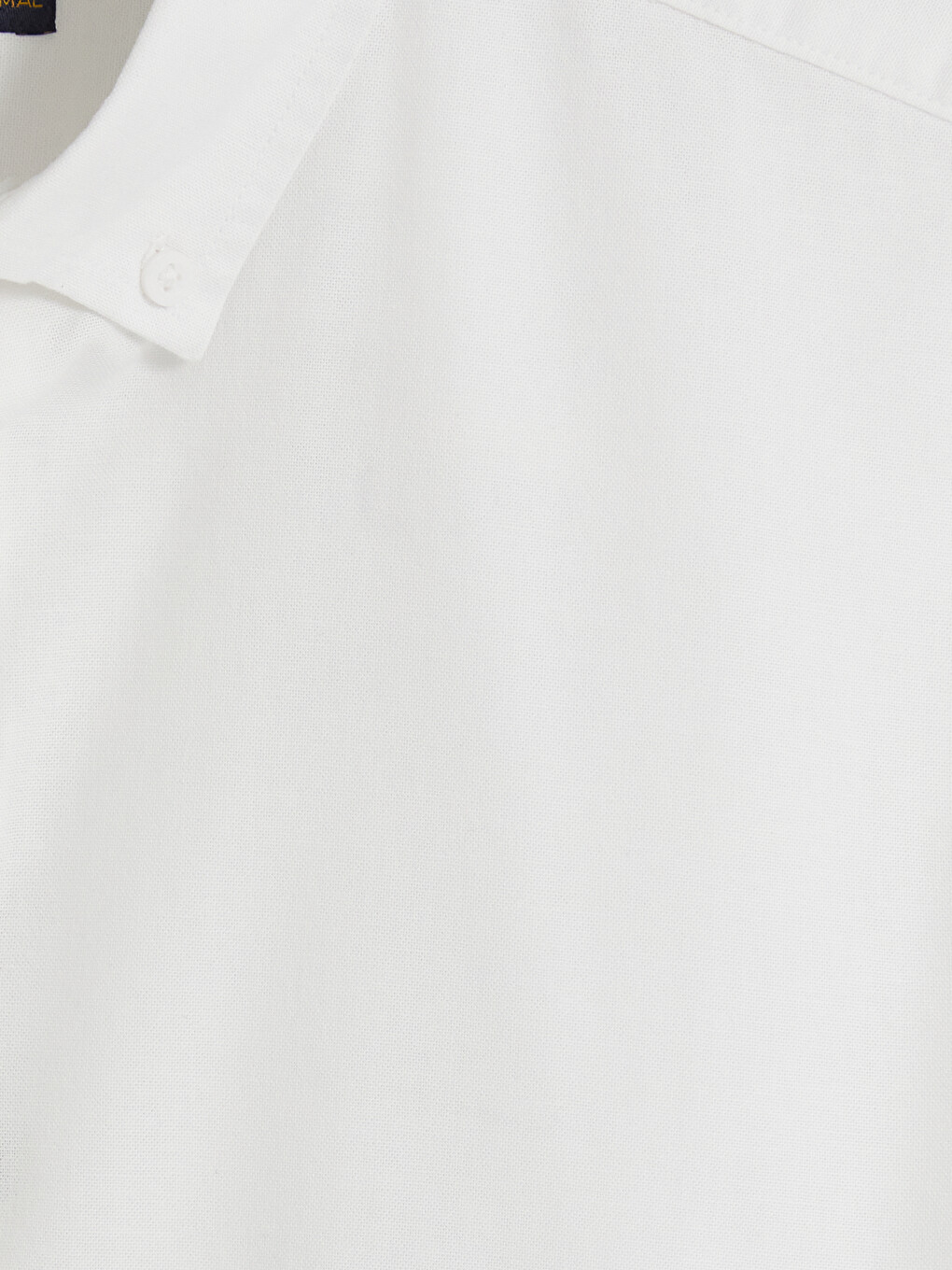 Beyaz Regular Fit Oxford Erkek Gömlek-5