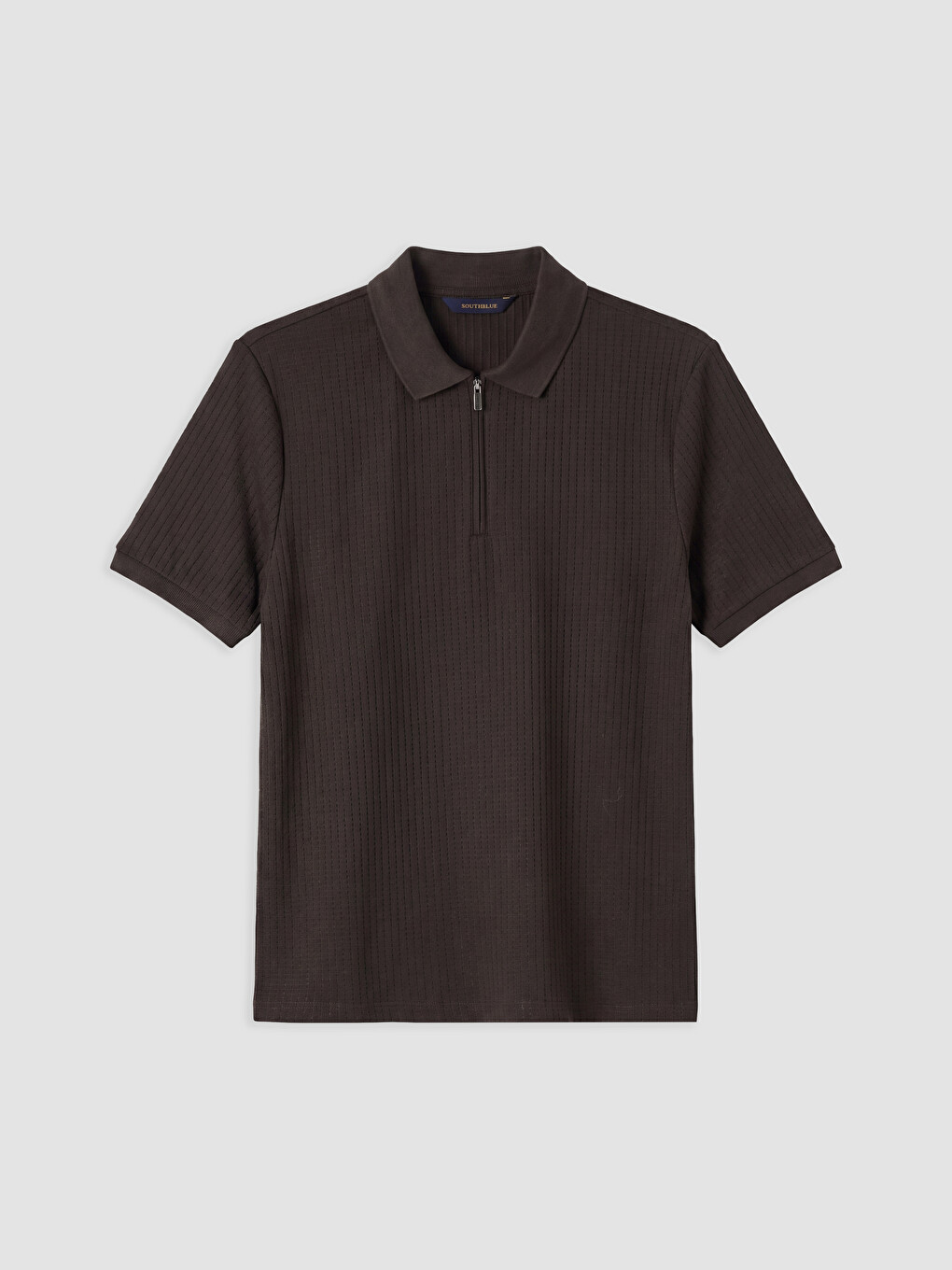 Kahverengi Polo Yaka Erkek Tişört