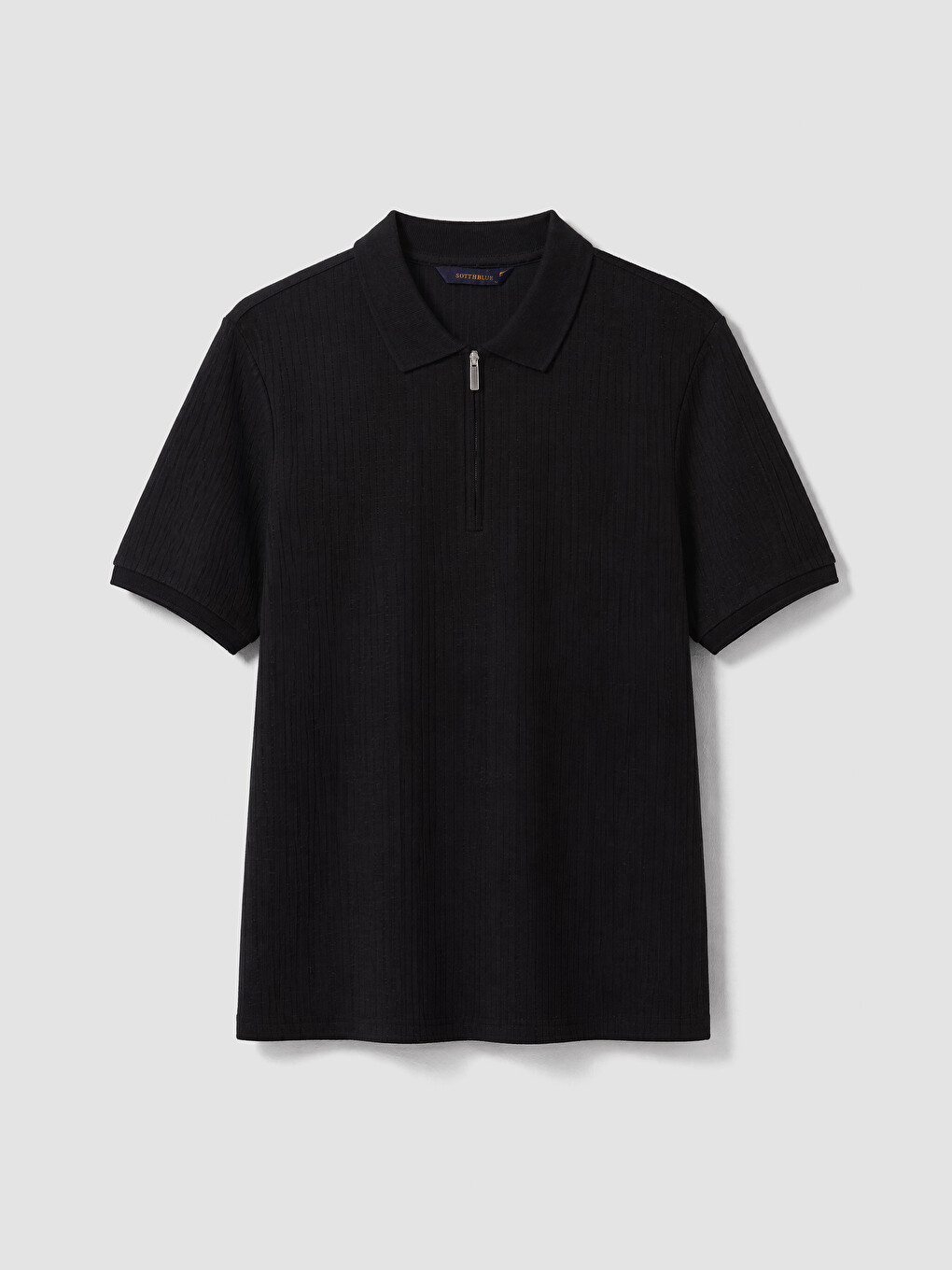 Siyah Polo Yaka Erkek Tişört