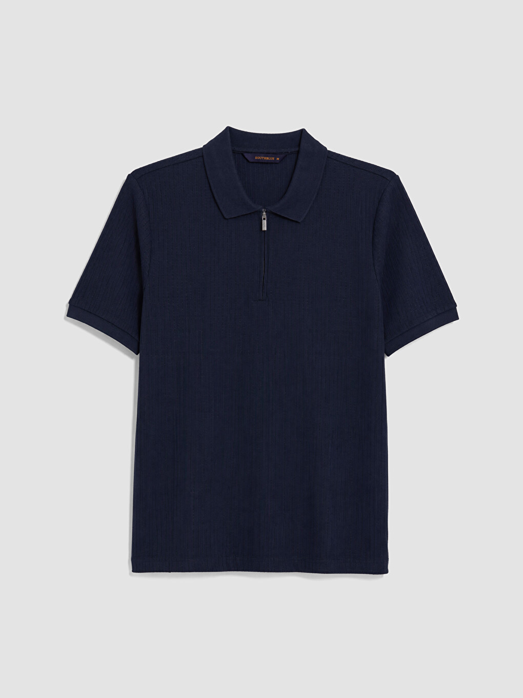 Lacivert Polo Yaka Erkek Tişört-4