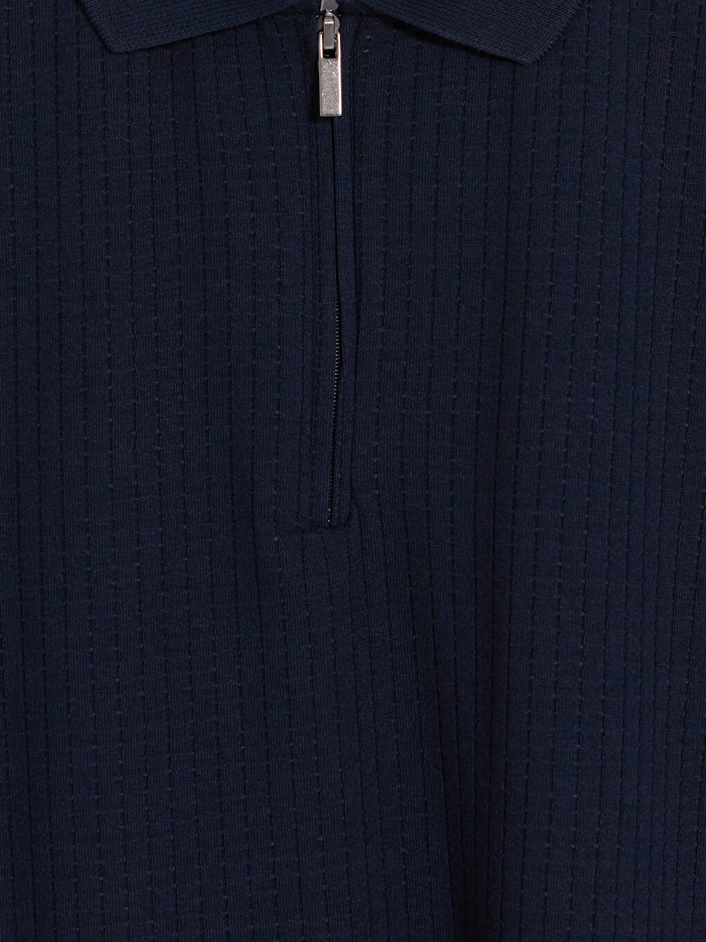 Lacivert Polo Yaka Erkek Tişört-5