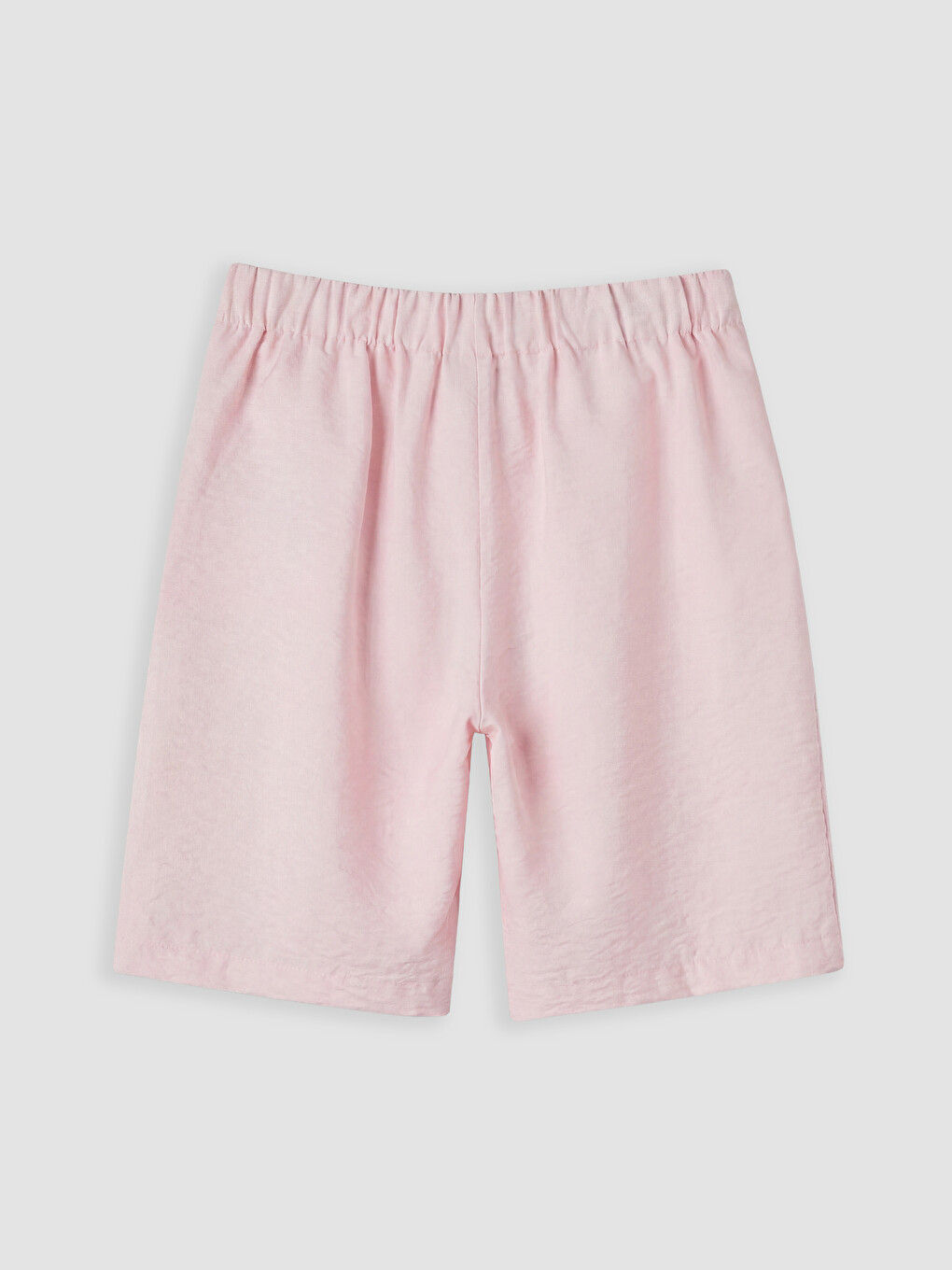 Pembe Pileli Kız Çocuk Şort-2