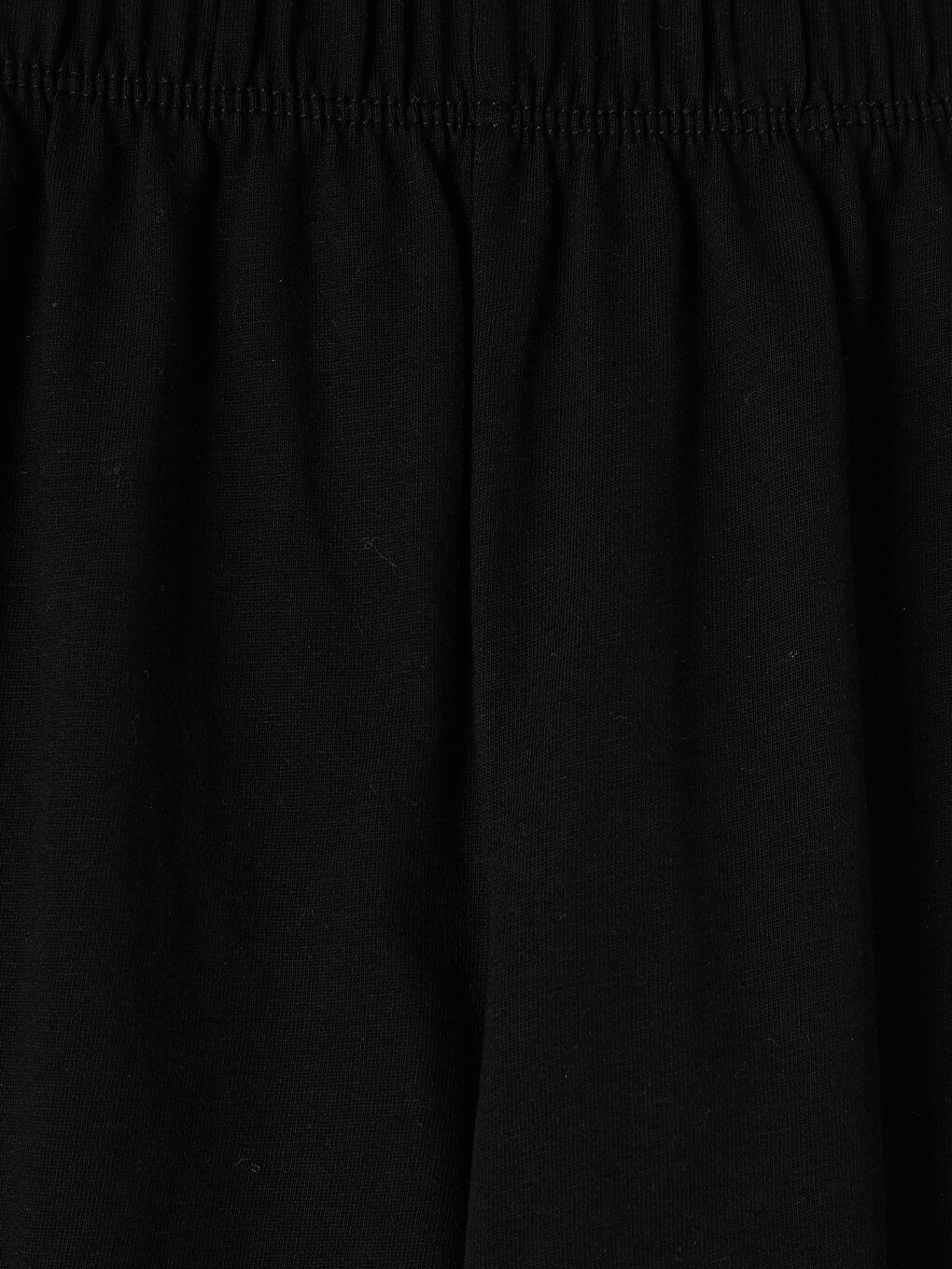 Siyah Beli Lastikli Erkek Çocuk Şort Pijama Altı-2