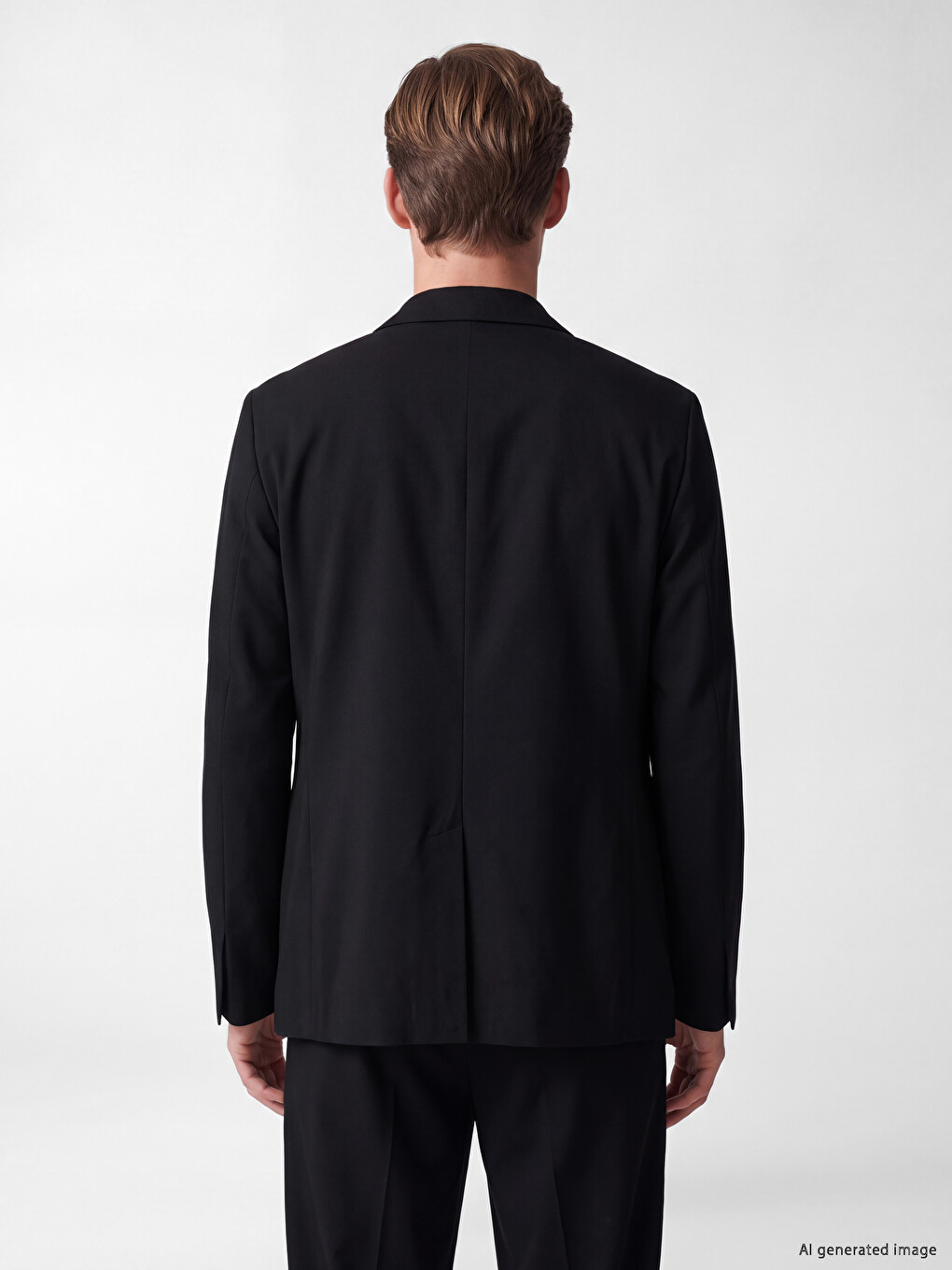 Lacivert Regular Fit Erkek Blazer Ceket-3