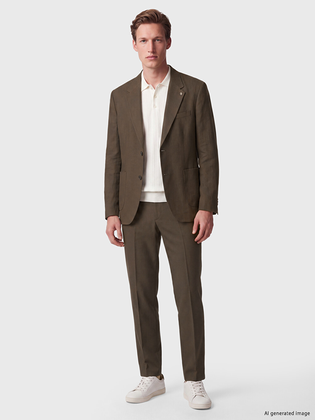 Haki Regular Fit Erkek Blazer Ceket-1