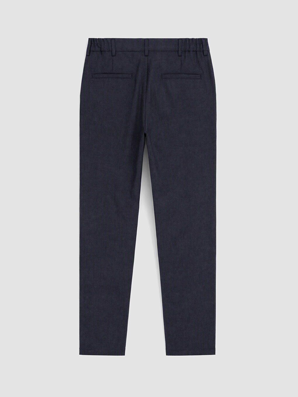 Lacivert Regular Fit Erkek Dokulu Pantolon-2