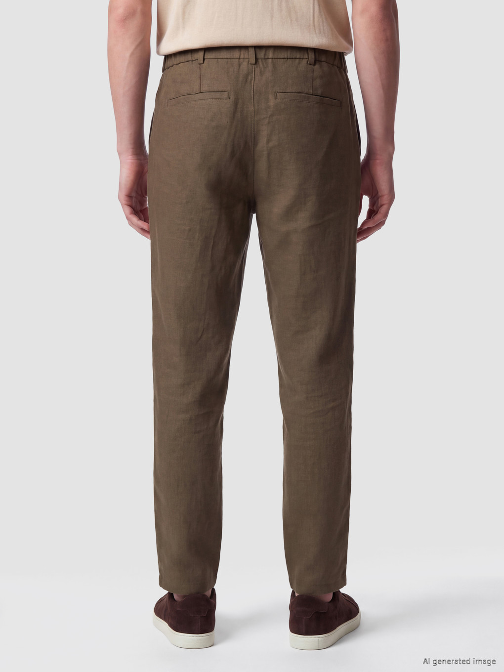 Pantaloni Texturați Regular Fit Pentru Bărbați-3