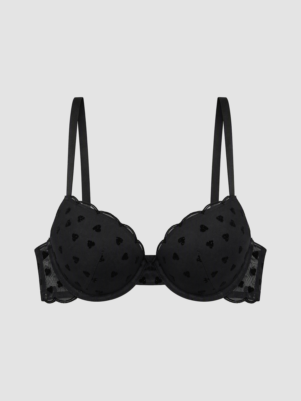 Woman Black Bra