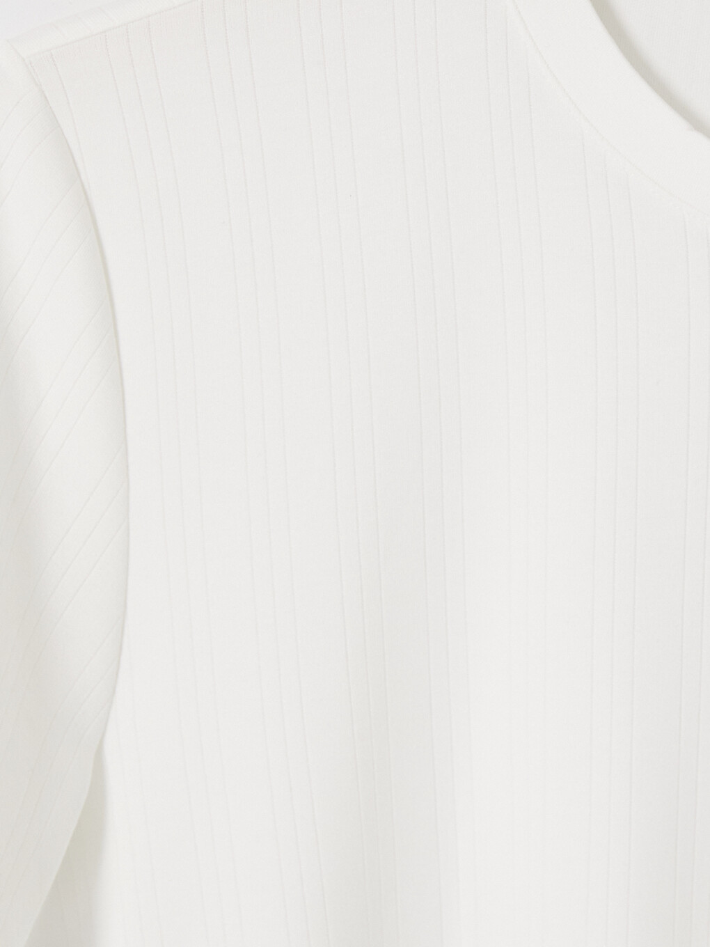 Crew Neck Ribbed Men's T-shirt-5