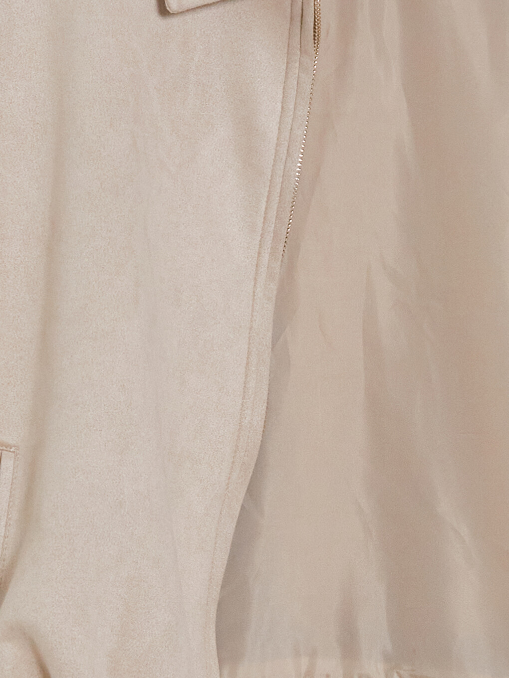 Shirt Collar Suede Look Women's Jacket-7