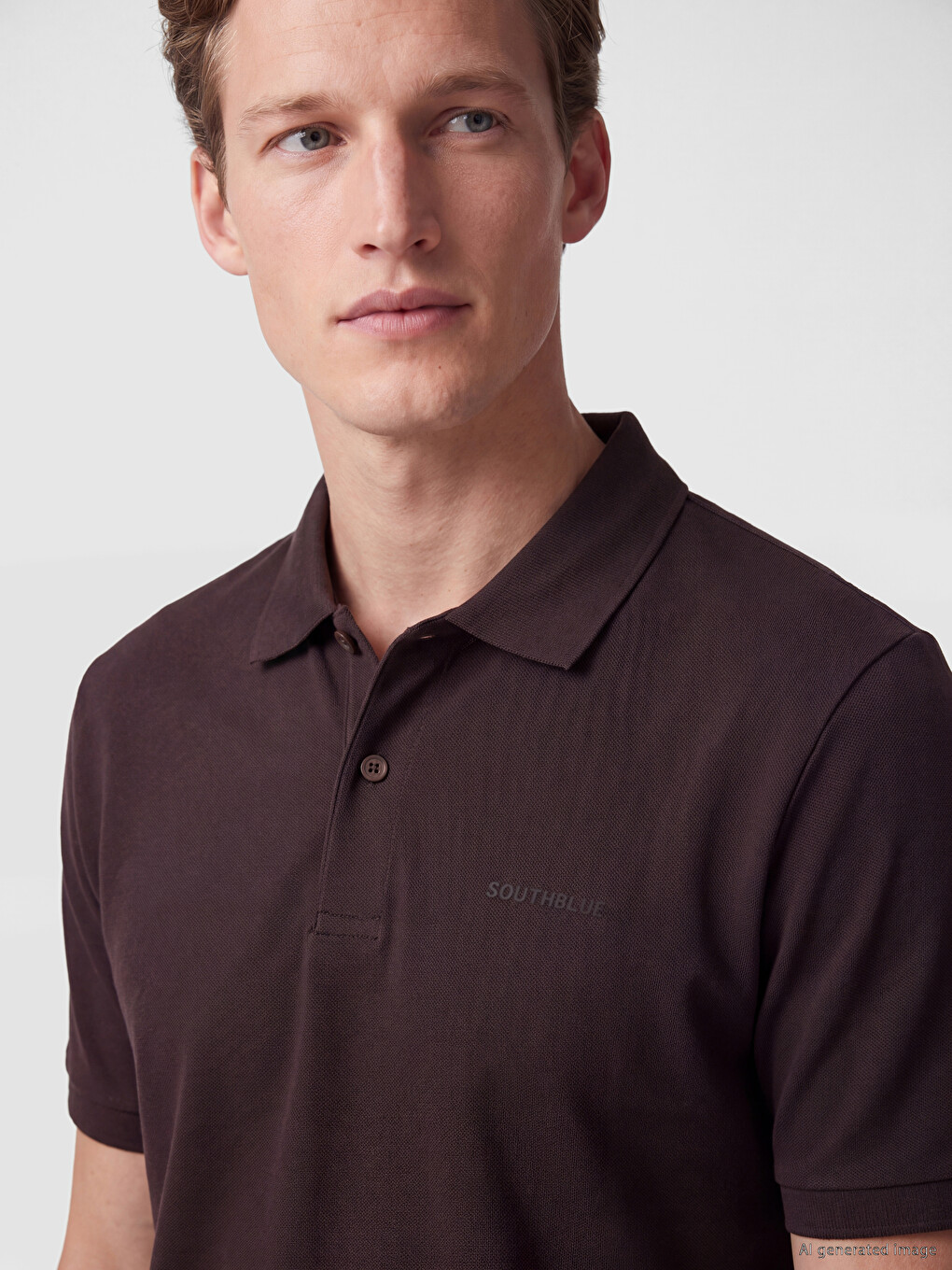 Polo Collar Jersey Men's T-shirt-2