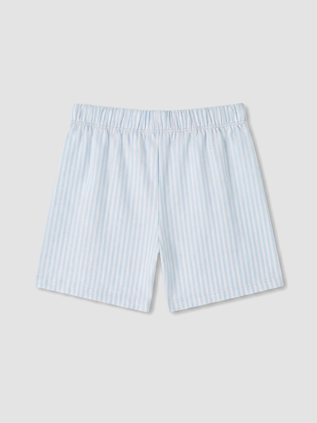 Beyaz Gömlek Yaka Kız Çocuk Şortlu Pijama Takımı-5