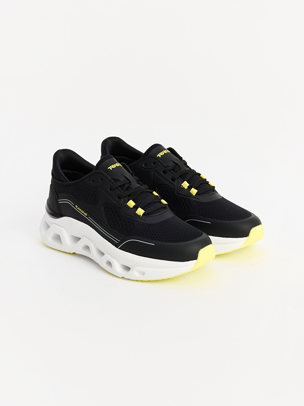 Siyah Erkek Çocuk File Detaylı Sneaker Ayakkabı