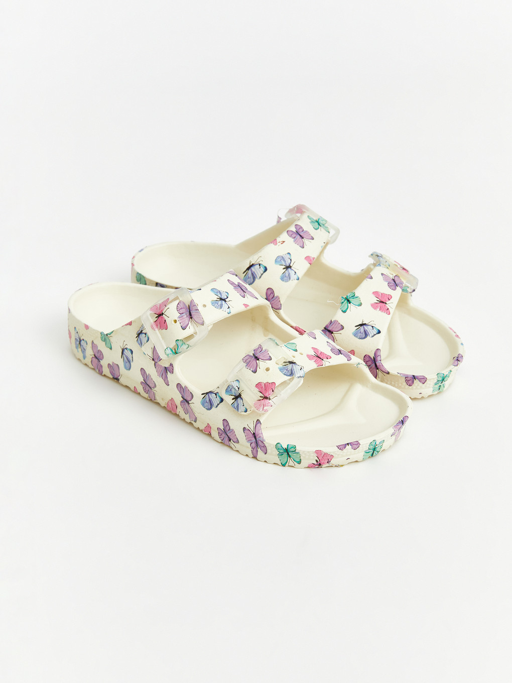 Butterfly Printed Girls' Slipper