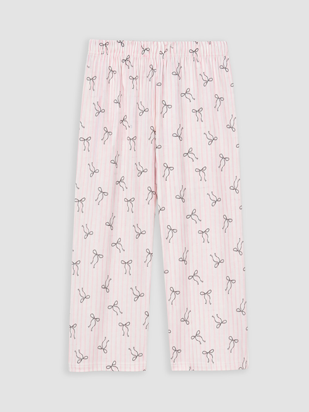 Mavi Baskılı Kız Çocuk Kaprili Pijama Takımı-3