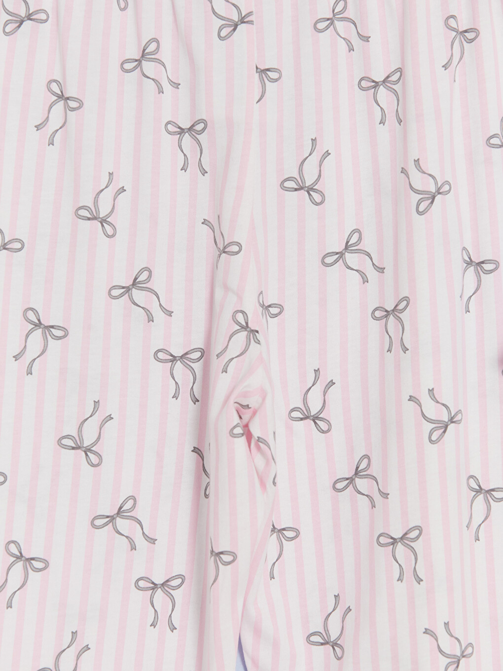 Mavi Baskılı Kız Çocuk Kaprili Pijama Takımı-6