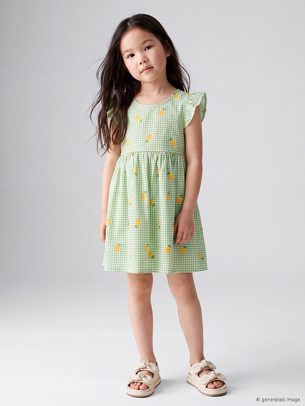Printed Girls' Dress