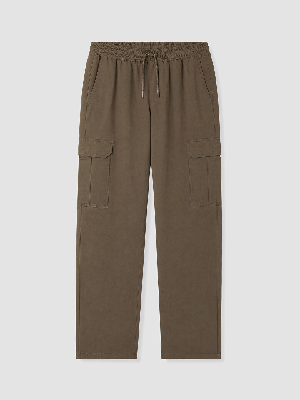 Kahverengi Relax Fit Erkek Kargo Pantolon