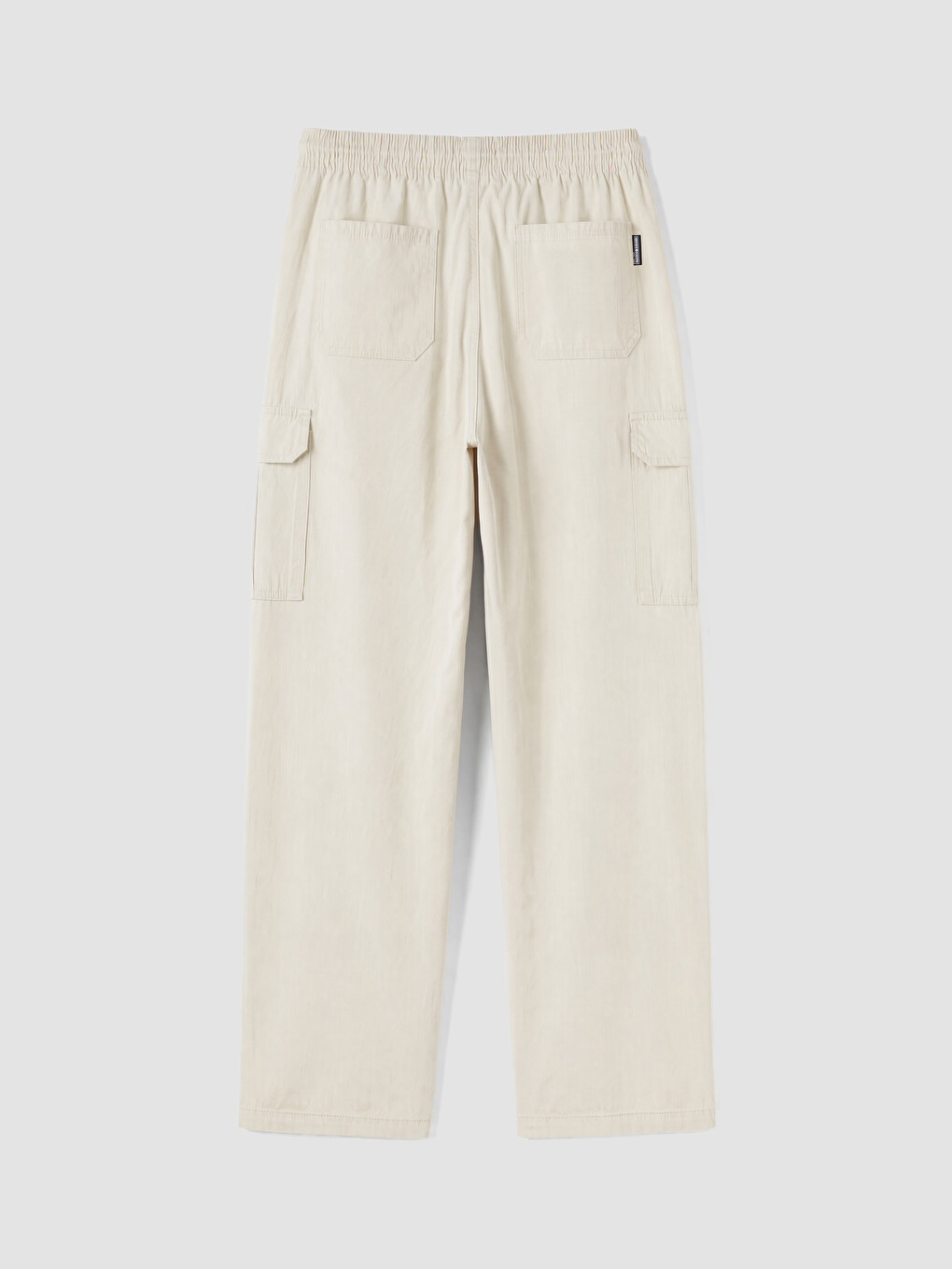 Bej Relax Fit Erkek Kargo Pantolon-2
