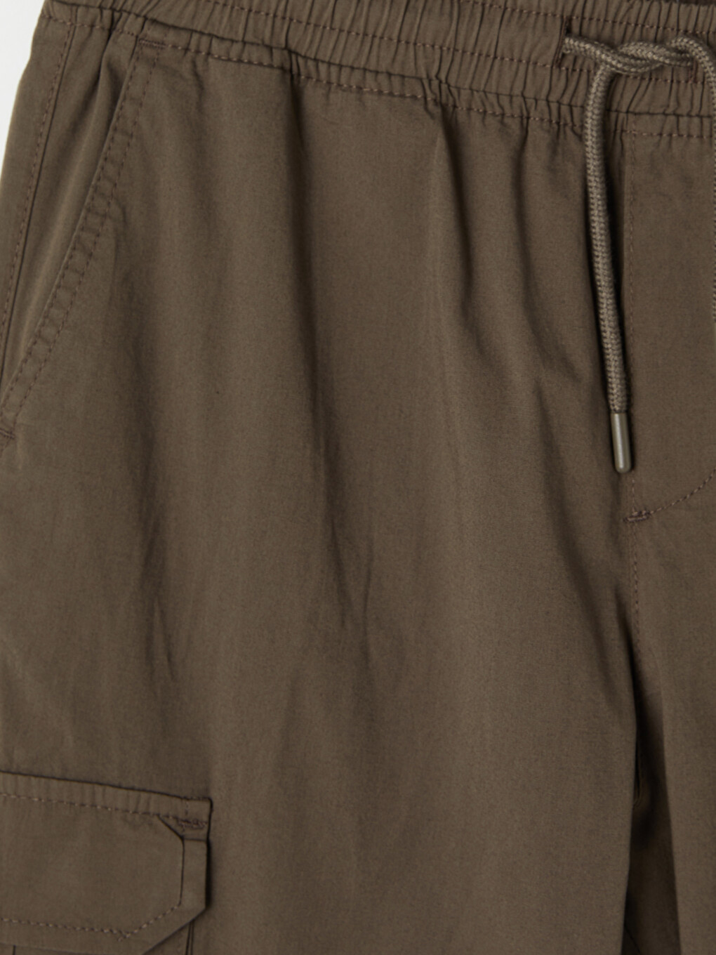 Kahverengi Relax Fit Poplin Erkek Pantolon-2