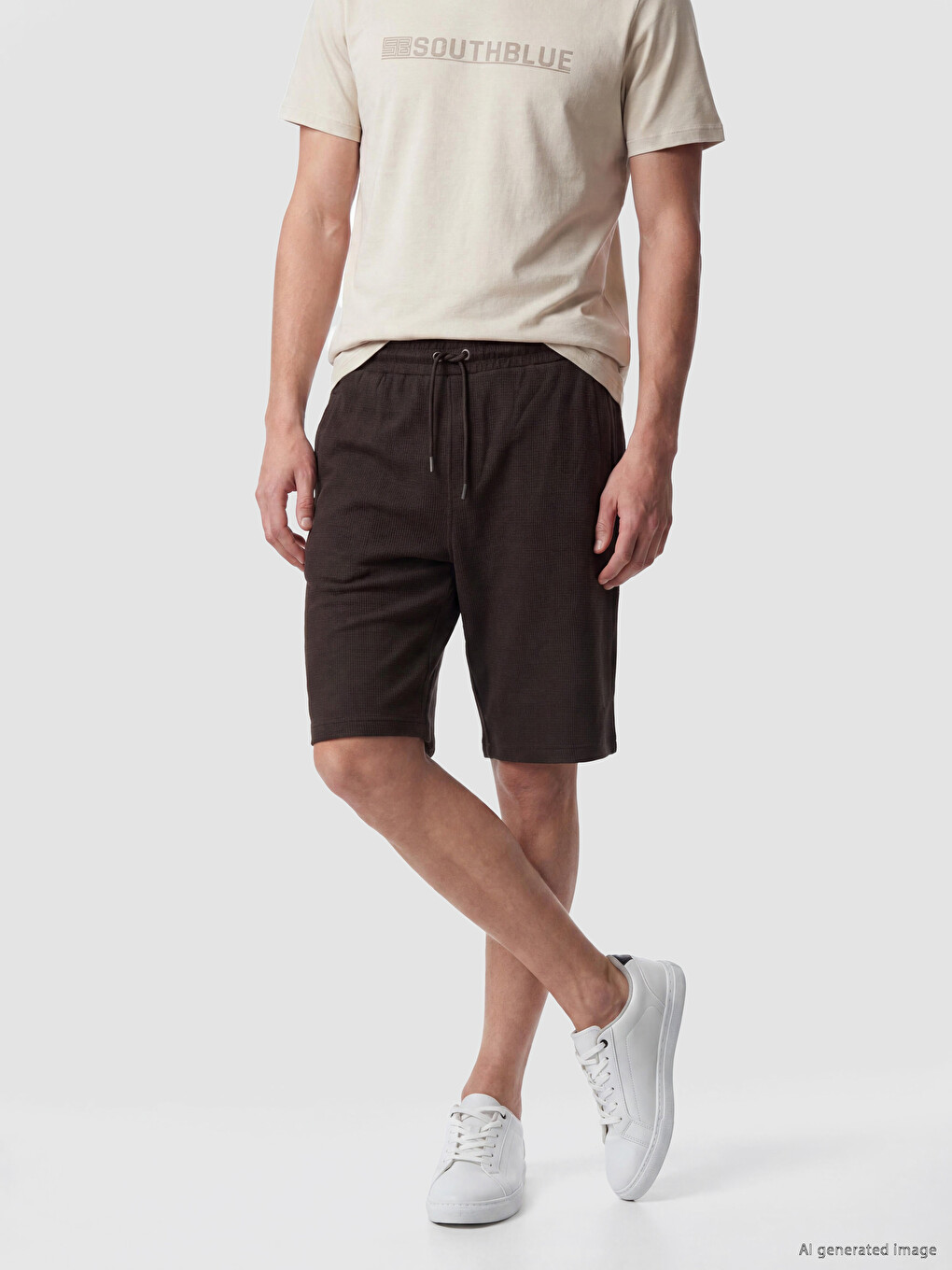 Kahverengi Regular Fit Erkek Şort