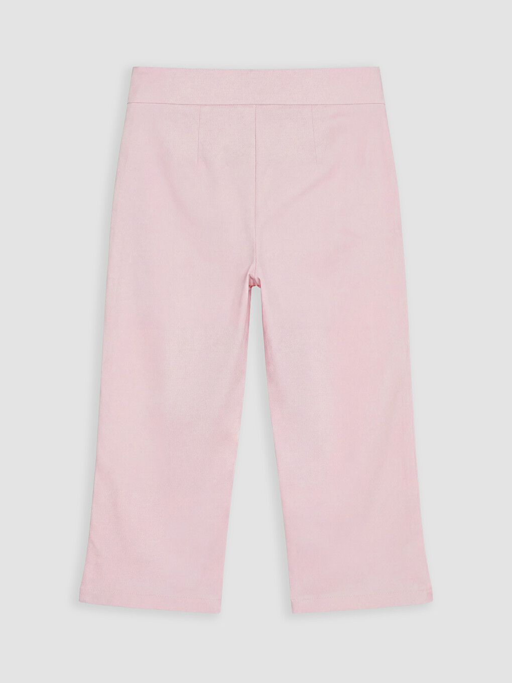 Pembe Slim Fit Kız Çocuk Kapri-2