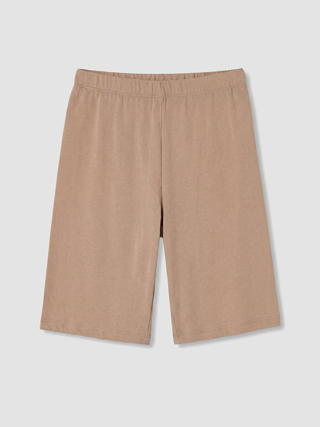 Beyaz Bisiklet Yaka Erkek Çocuk Şortlu Pijama Takımı-4