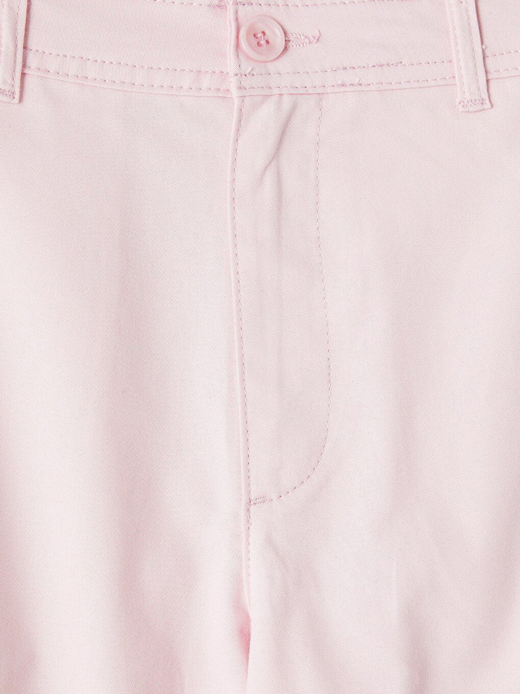 Pembe Barrel Fit Kız Çocuk Jean Pantolon-1