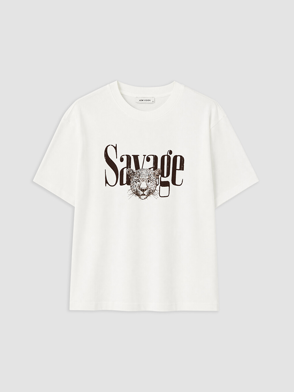 Beyaz Oversize %100 Pamuklu Kadın Tişört