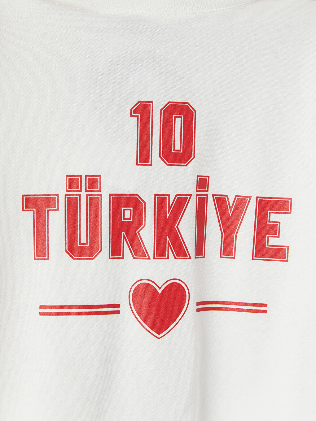 Ekru Bisiklet Yaka Kısa Kollu Baskılı Kız Çocuk Pijama Üst-2