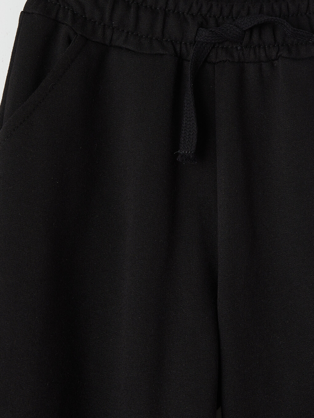 Siyah Beli Lastikli Erkek Çocuk Jogger Eşofman Altı-2