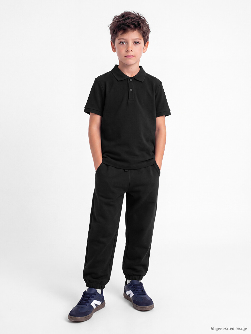 Polo Collar Boys' T-shirt-1
