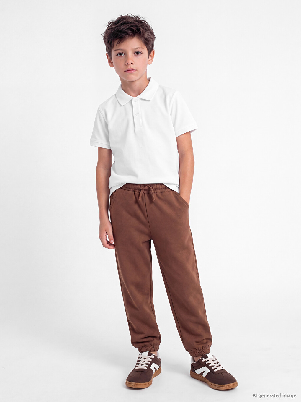 Polo Collar Boys' T-shirt-1