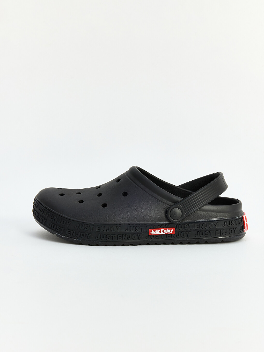 Siyah Erkek Plaj Sandaleti-1
