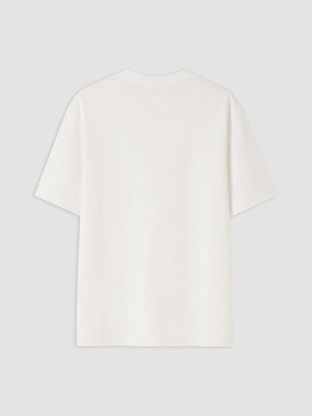 T-shirt Me Jakë Të Rrumbullakët Me Prekje Të Butë Për Burra-5