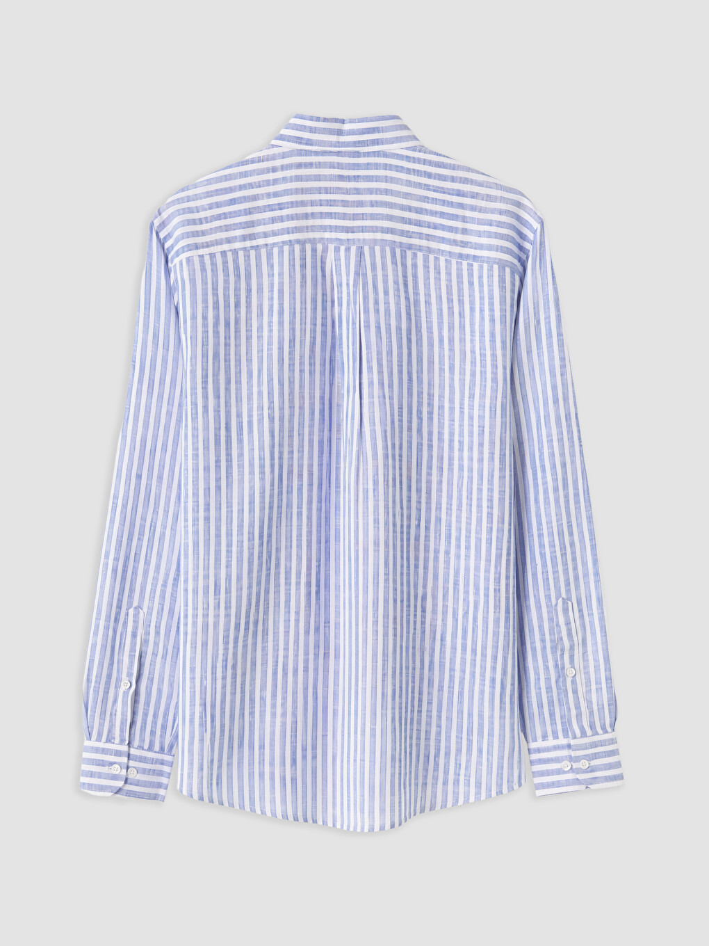 Mavi Regular Fit Çizgili Erkek Poplin Gömlek-1