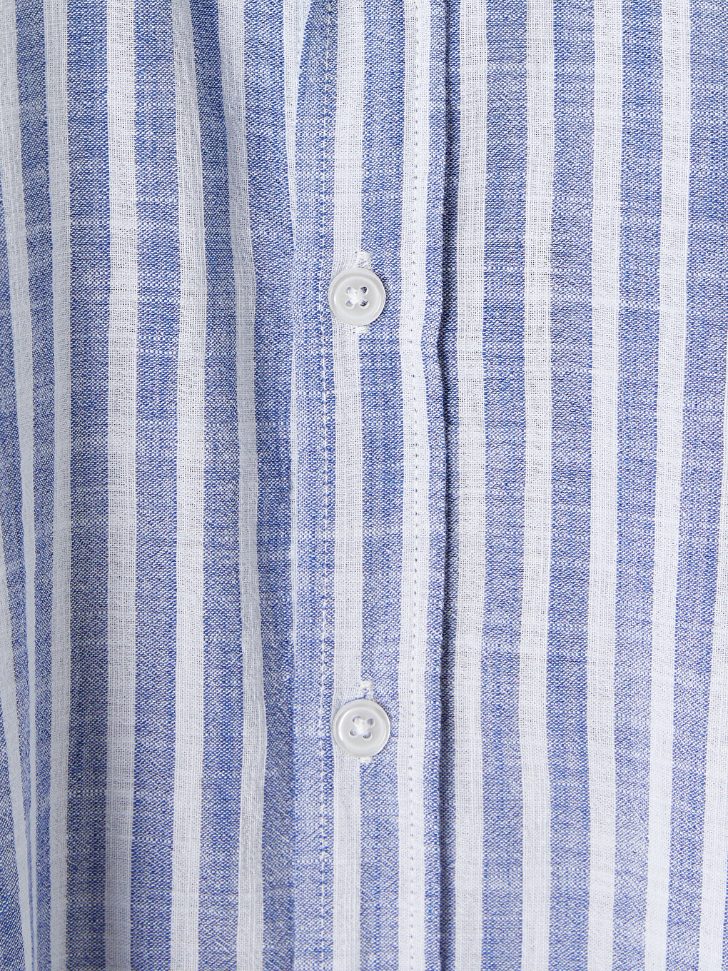 Mavi Regular Fit Çizgili Erkek Poplin Gömlek-2