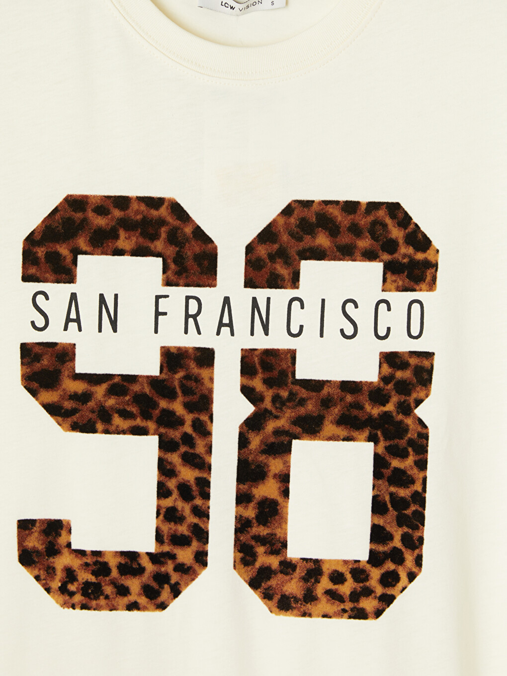 Printed %100 Cotton Women's T-shirt-5