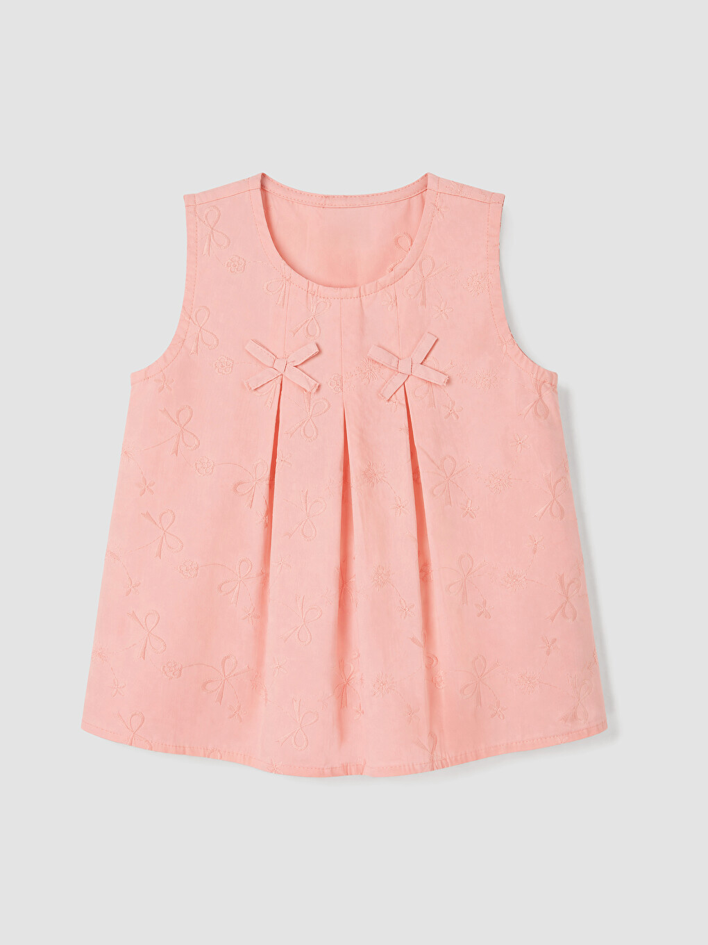 Pembe Nakışlı Kız Çocuk Takım-1