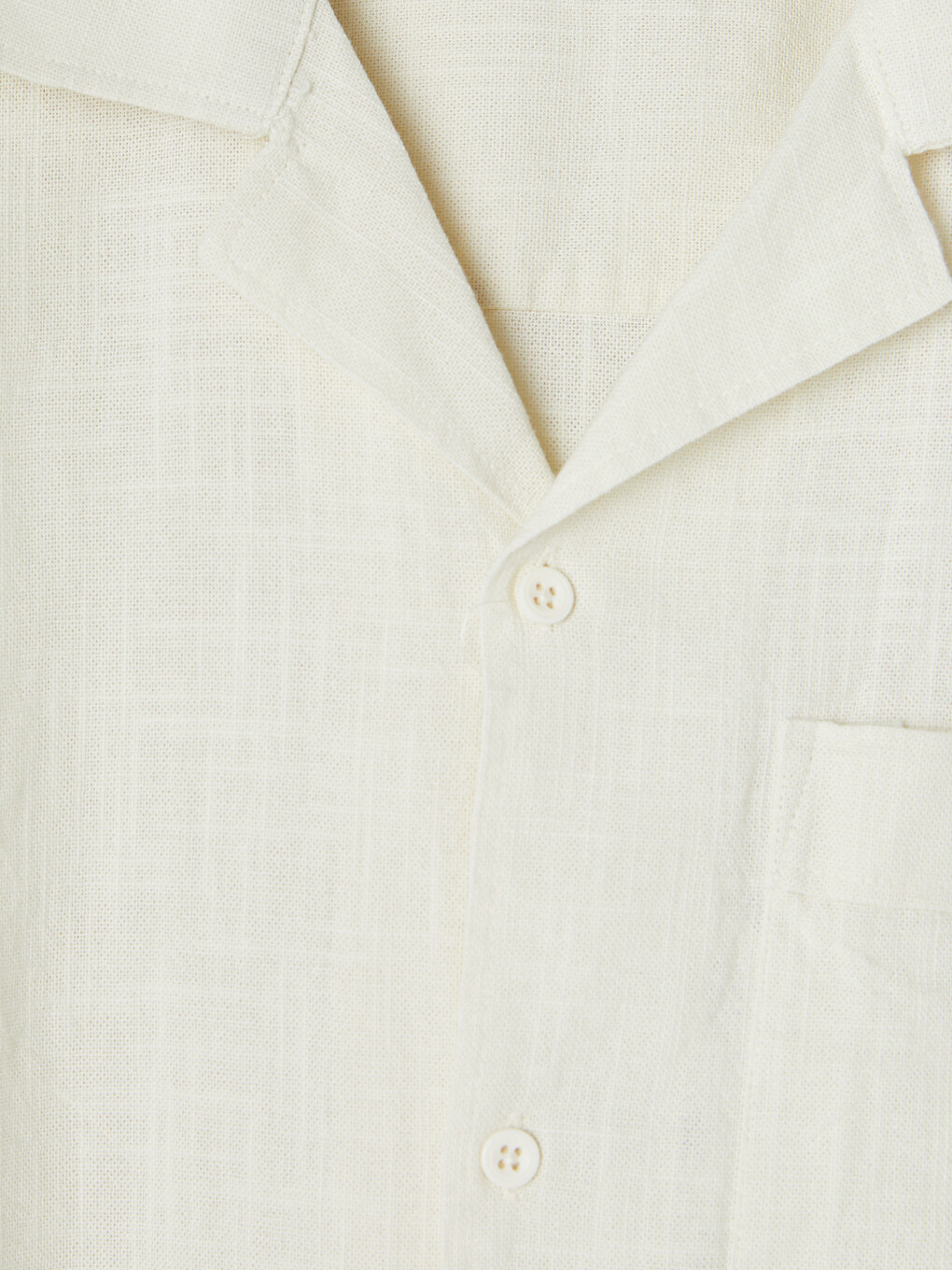 Camp Collar Short Sleeve Men's Shirt-5