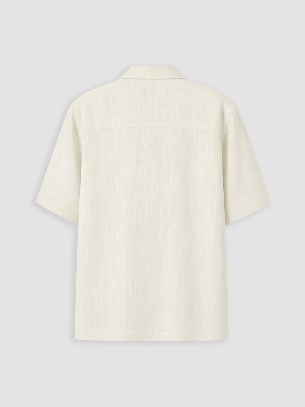 Camp Collar Short Sleeve Men's Shirt-6