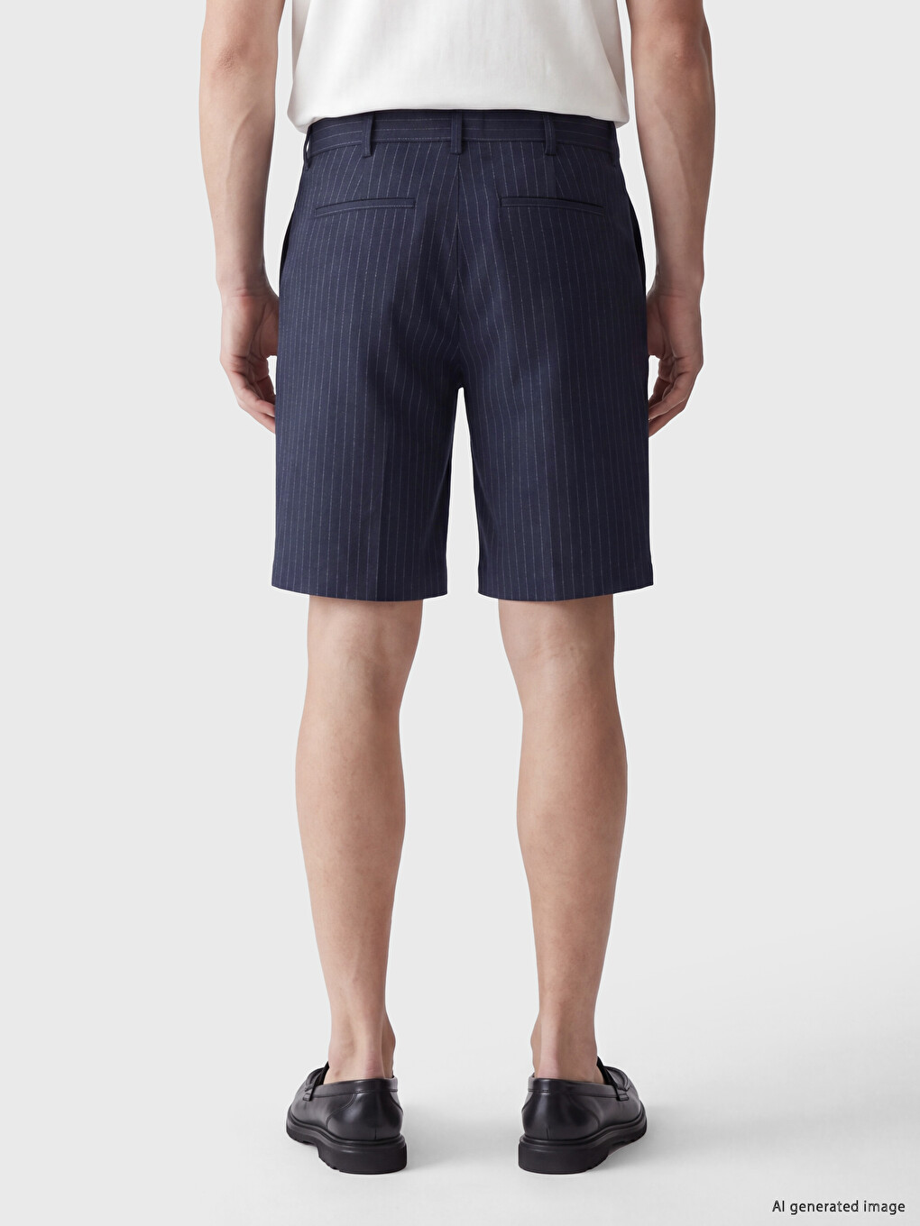 Regular Fit Keten Karışımlı Erkek Şort-3