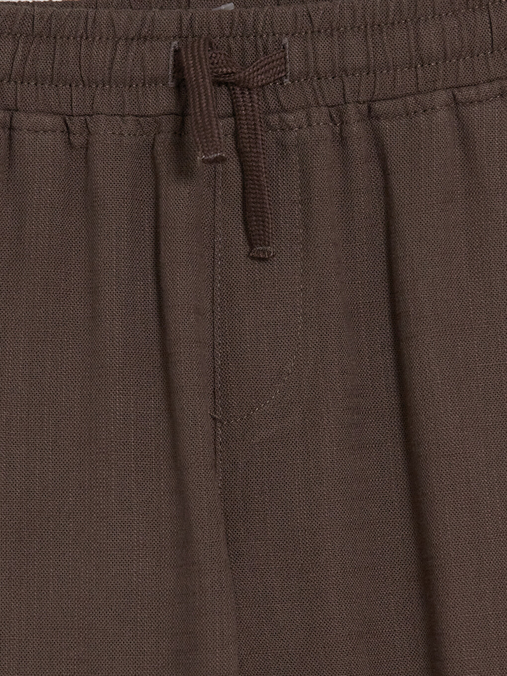 Kahverengi Erkek Çocuk Poplin Pantolon-1